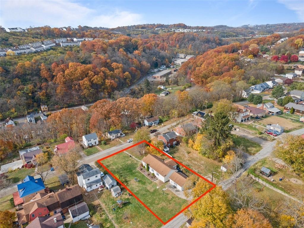 416 Reamer Avenue Carnegie, PA 15106 - Photo 30 of 33 an aerial view of residential houses with outdoor space