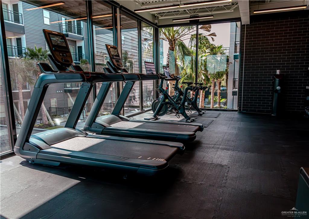 500 South Ware Road McAllen, TX 78501 - Photo 4 of 10 a view of a livingroom with furniture and floor to ceiling window