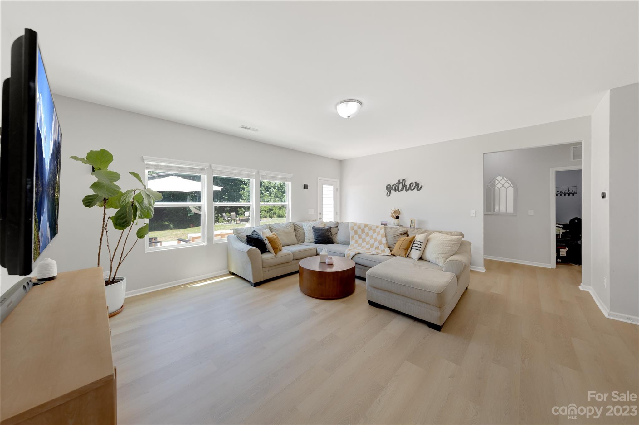 360 Wyndham Forest Circle Midland, NC 28107 - Photo 9 of 40 a living room with furniture and a potted plant