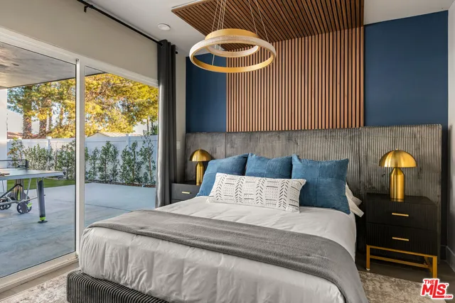 a outdoor space with furniture