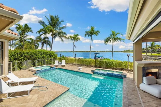 a view of a balcony with an ocean view