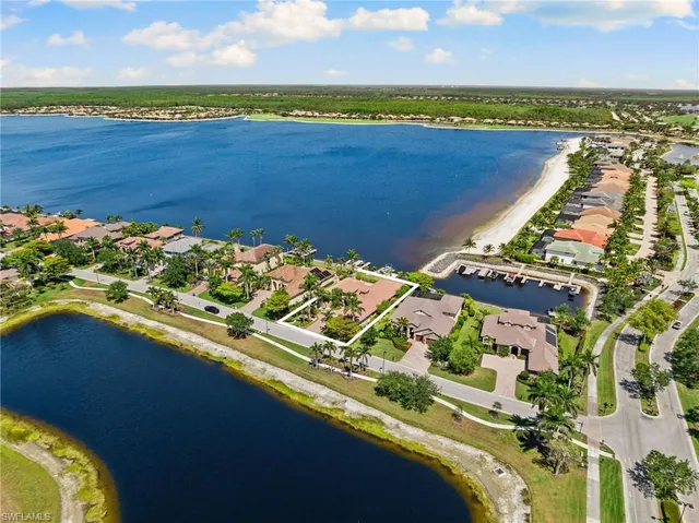 a view of an lake and mountain