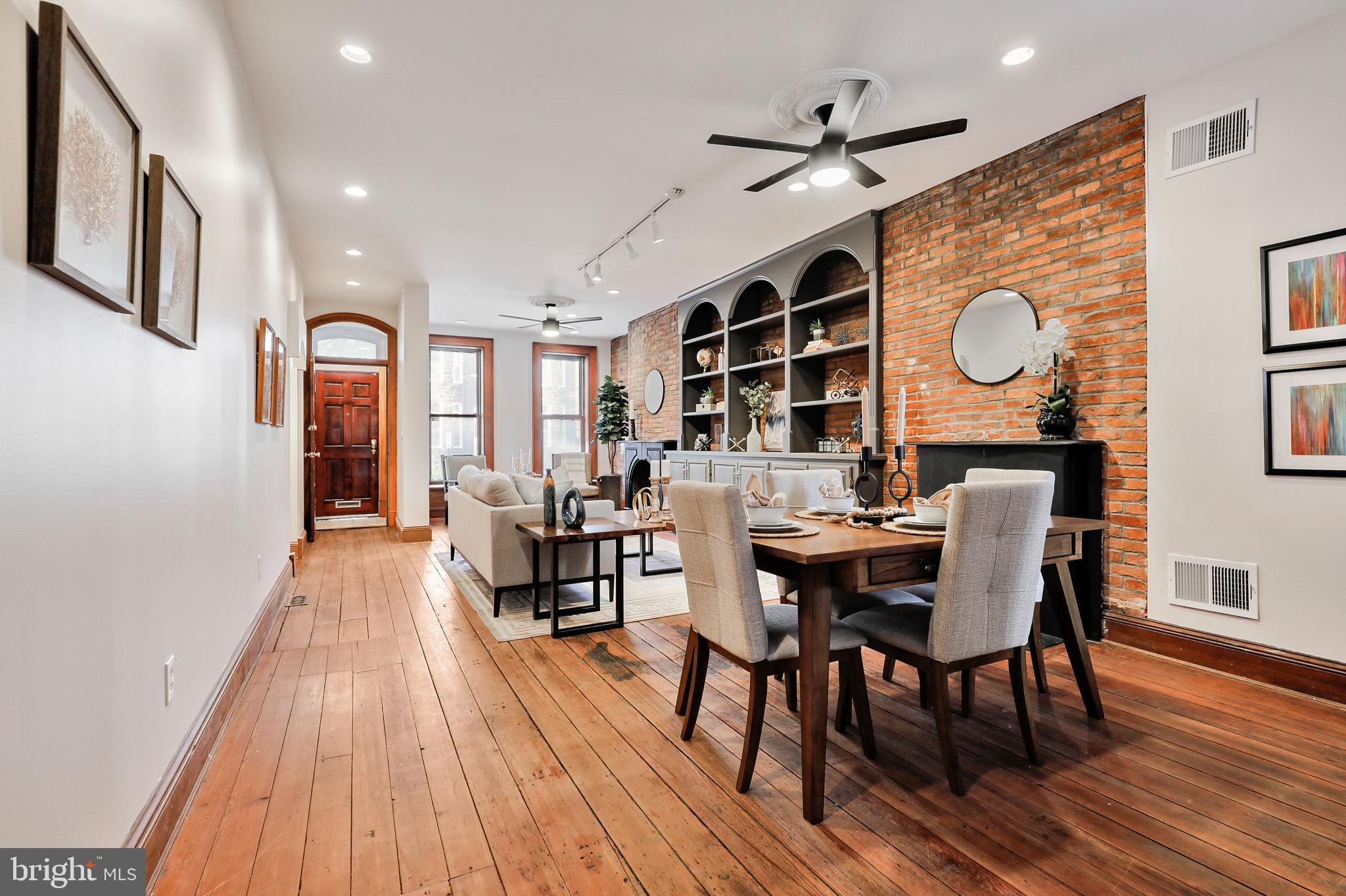 809 Hollins Street Baltimore, MD 21201 - Photo 13 of 59 Original hardwood flooring