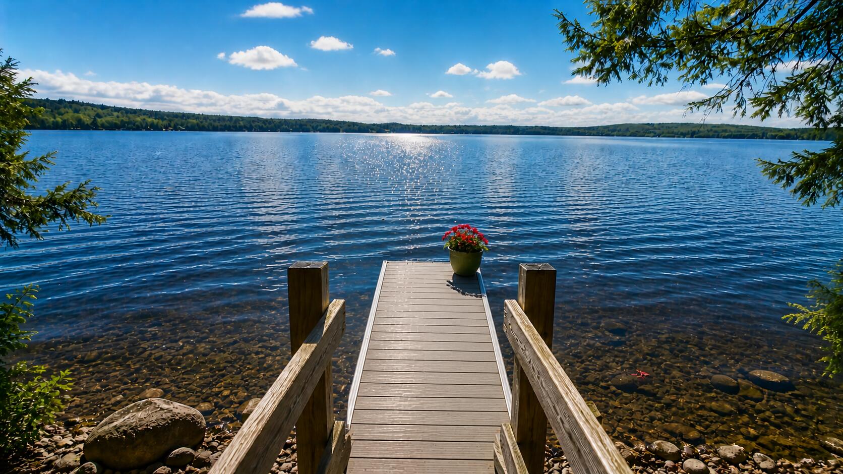 180 Charlotte Road Charlotte, ME 04666 - Photo 15 of 16 Staged Dock