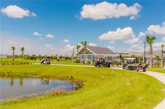 a view of an swimming pool with outdoor space and seating area