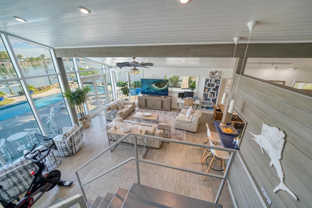 478 20th Avenue Indian Rocks Beach, FL 33785 - Photo 25 of 80 View from primary bedroom staircase