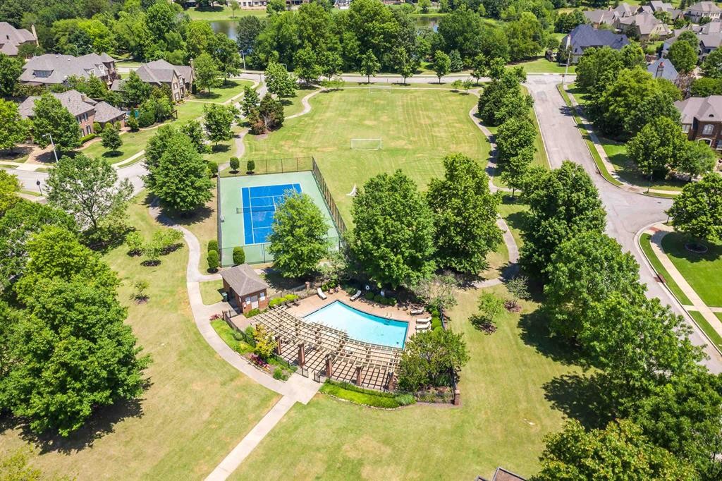 1185 Braystone Trail Collierville, TN 38017 - Photo 36 of 39 an aerial view of residential house with outdoor space and swimming pool