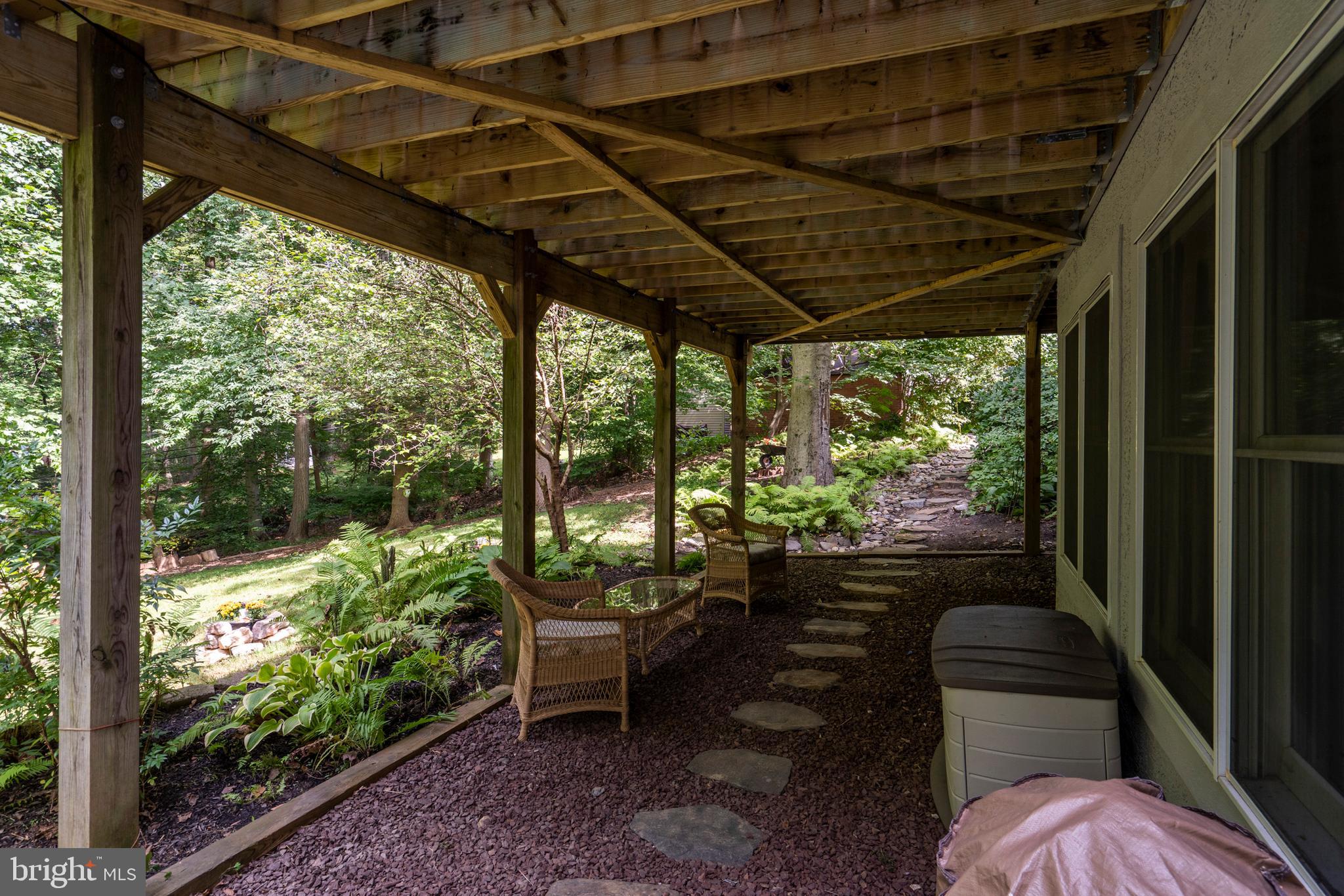 124 Marple Road Haverford, PA 19041 - Photo 46 of 55 Backyard Covered Patio