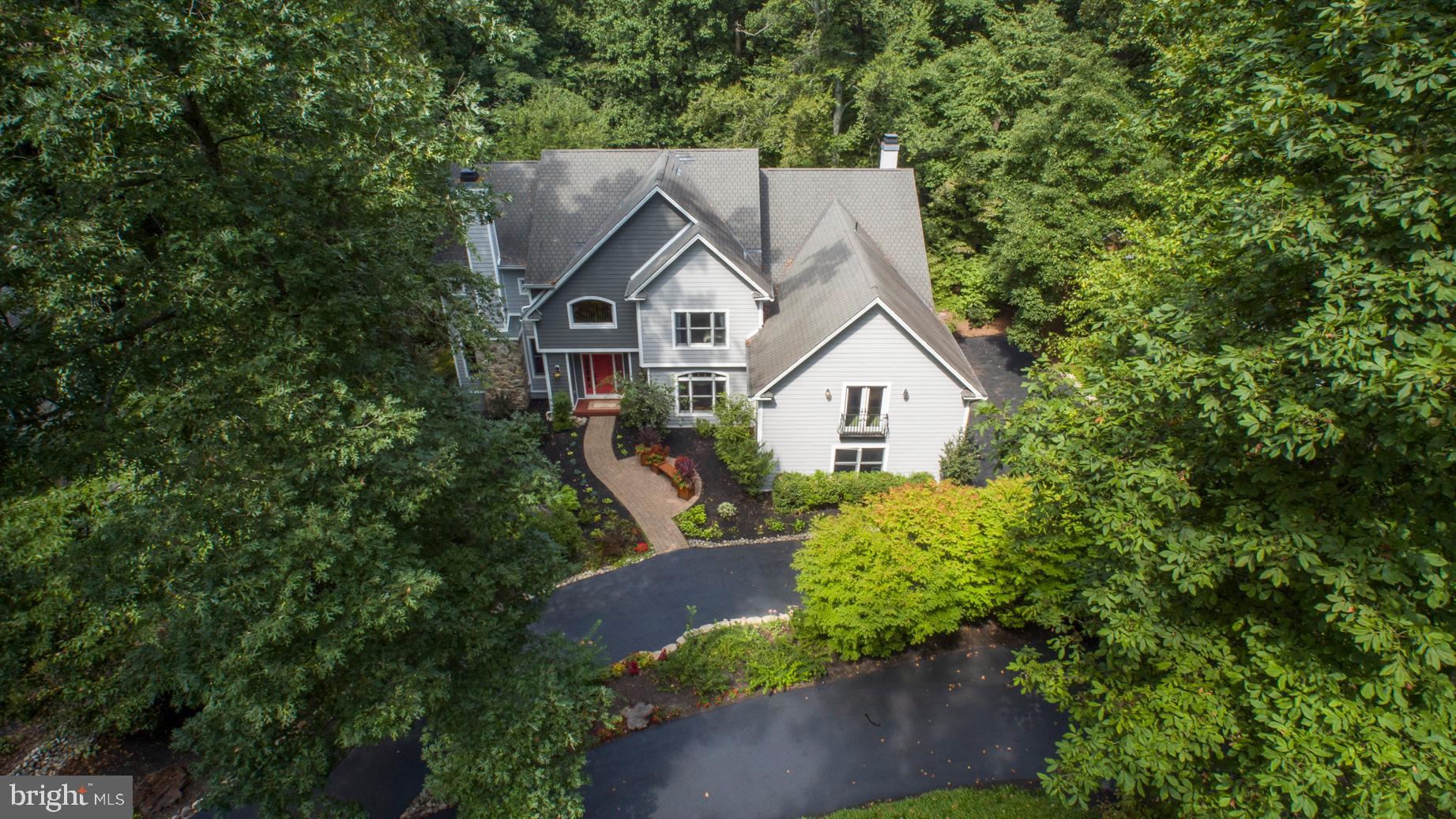 124 Marple Road Haverford, PA 19041 - Photo 51 of 55 Drone Exterior Front