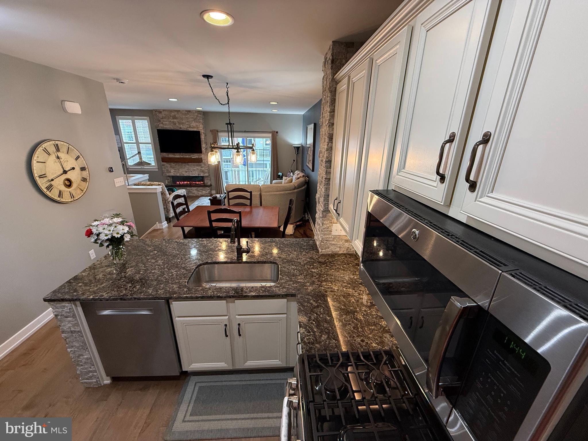 106 Prince George Street, Unit A Bensalem, PA 19020 - Photo 5 of 46 kitchen view to balcony