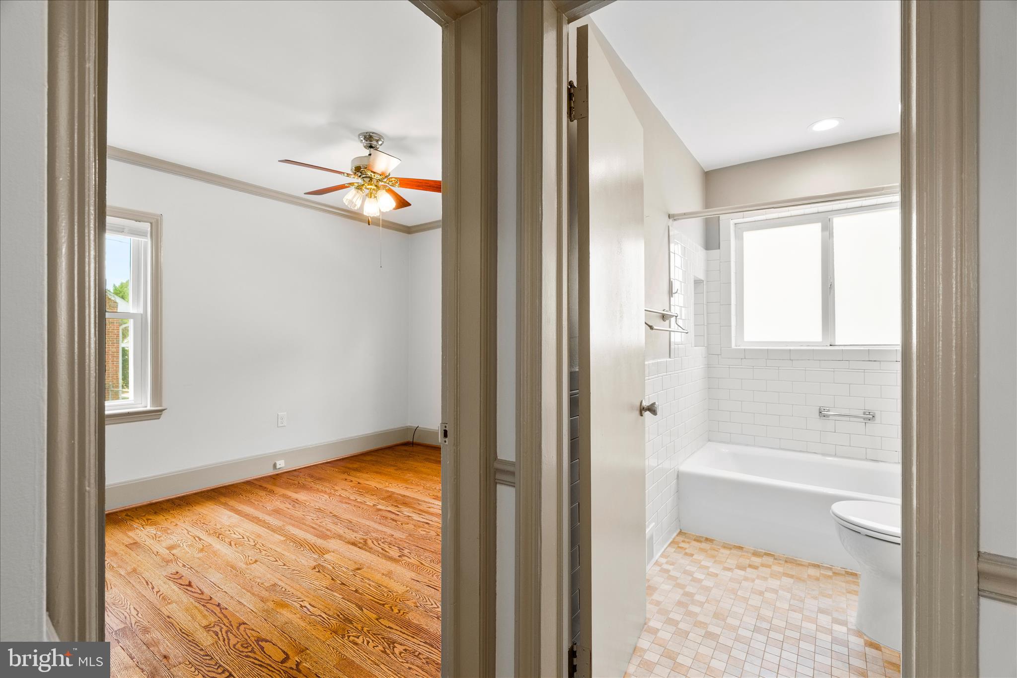 417 Biggs Avenue Frederick, MD 21702 - Photo 24 of 57 a bathroom with a tub and shower
