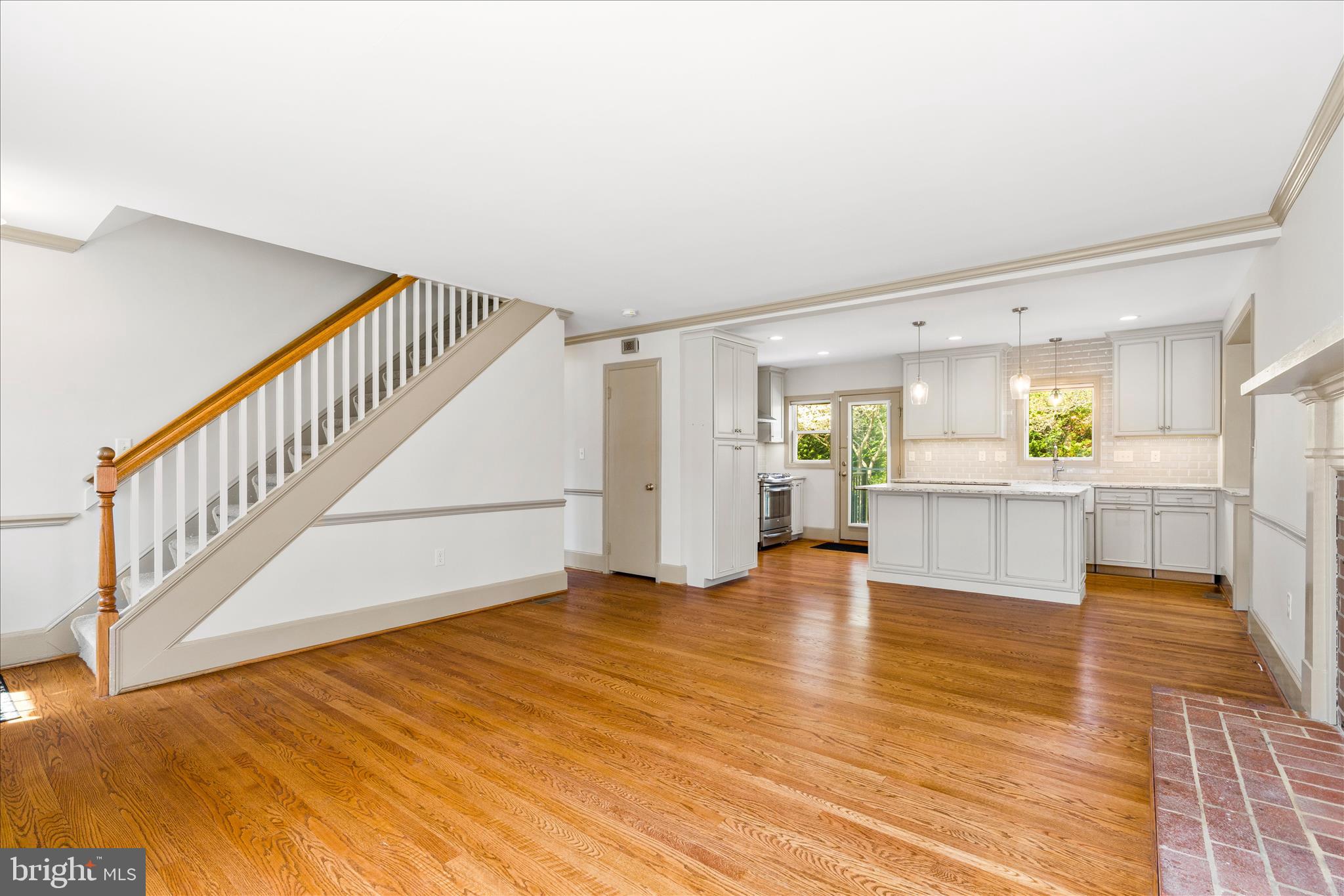 417 Biggs Avenue Frederick, MD 21702 - Photo 5 of 57 a view of an entryway with wooden floor