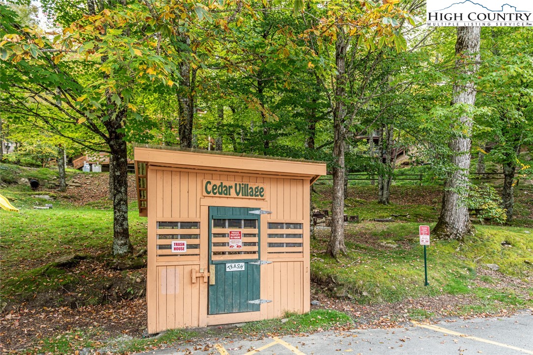 220 Charter Hills Road, Unit A2 Beech Mountain, NC 28604 - Photo 23 of 30 a view of backyard with barn