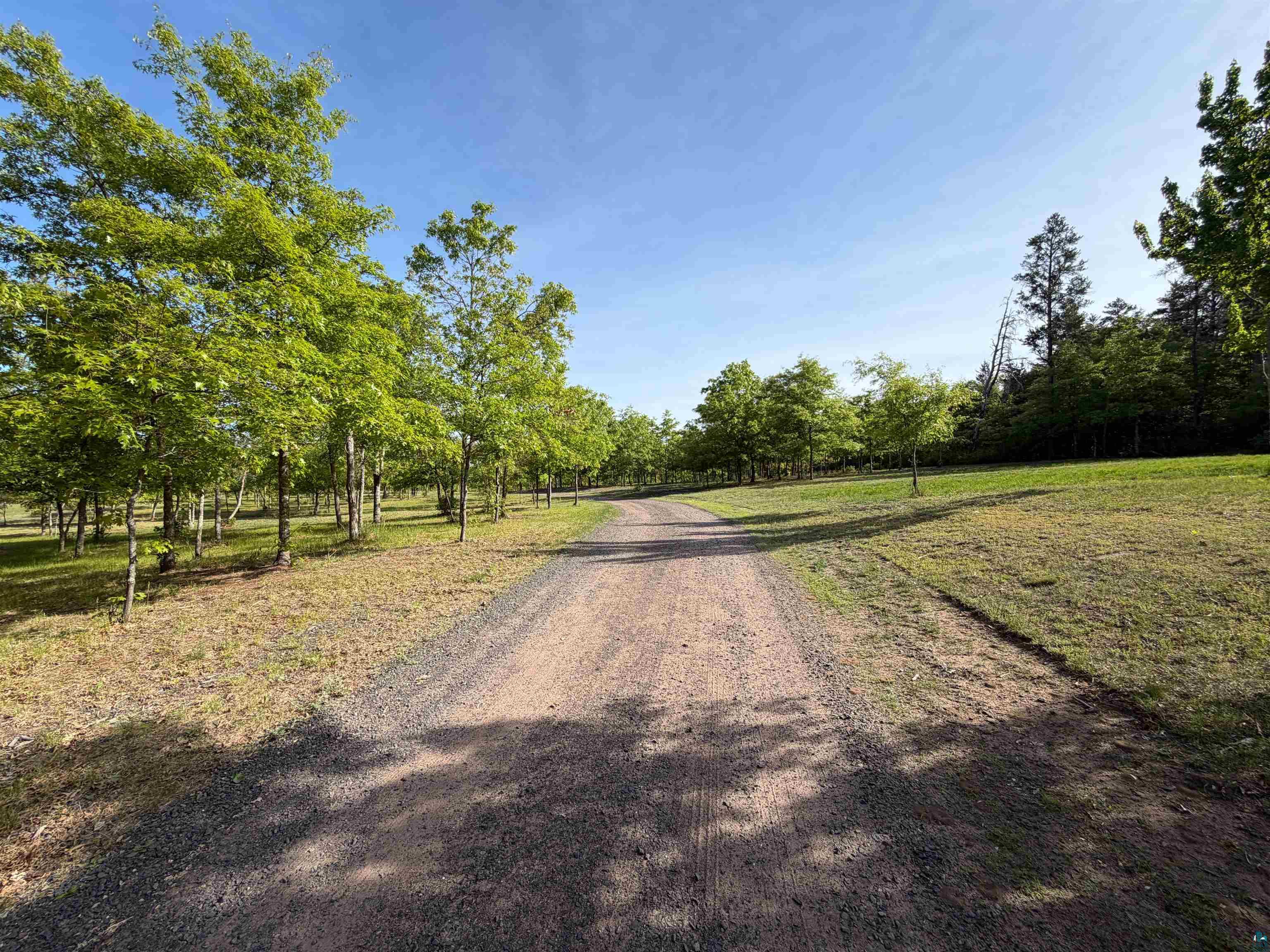 11702 East Mail Road Gordon, WI 54838 - Photo 58 of 60 Gravel driveway bordered by mature trees and natural landscaping