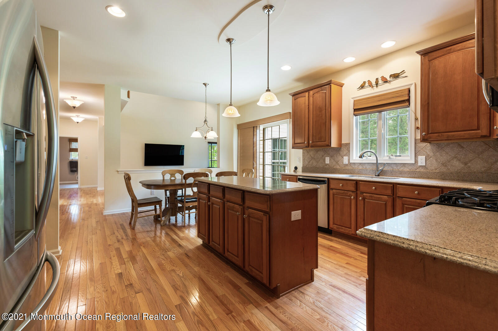 124 Adams Way Jackson, NJ 08527 - Photo 16 of 62 a kitchen with stainless steel appliances granite countertop sink stove top oven and cabinets