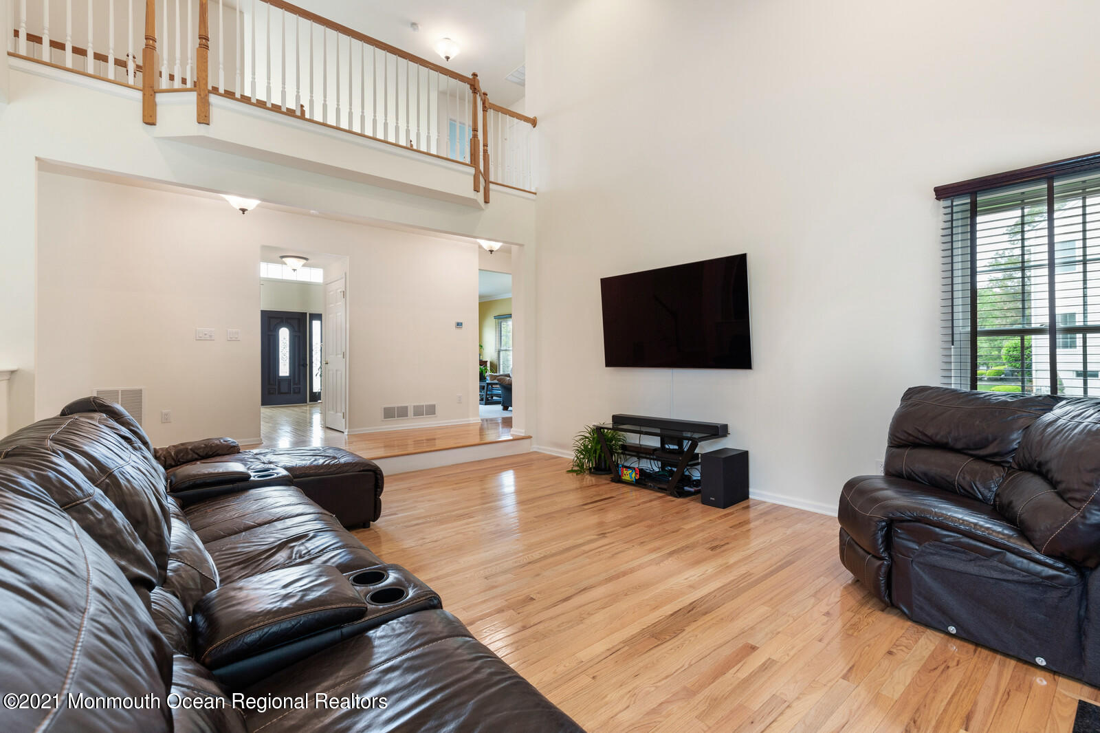 124 Adams Way Jackson, NJ 08527 - Photo 26 of 62 a living room with furniture and a flat screen tv