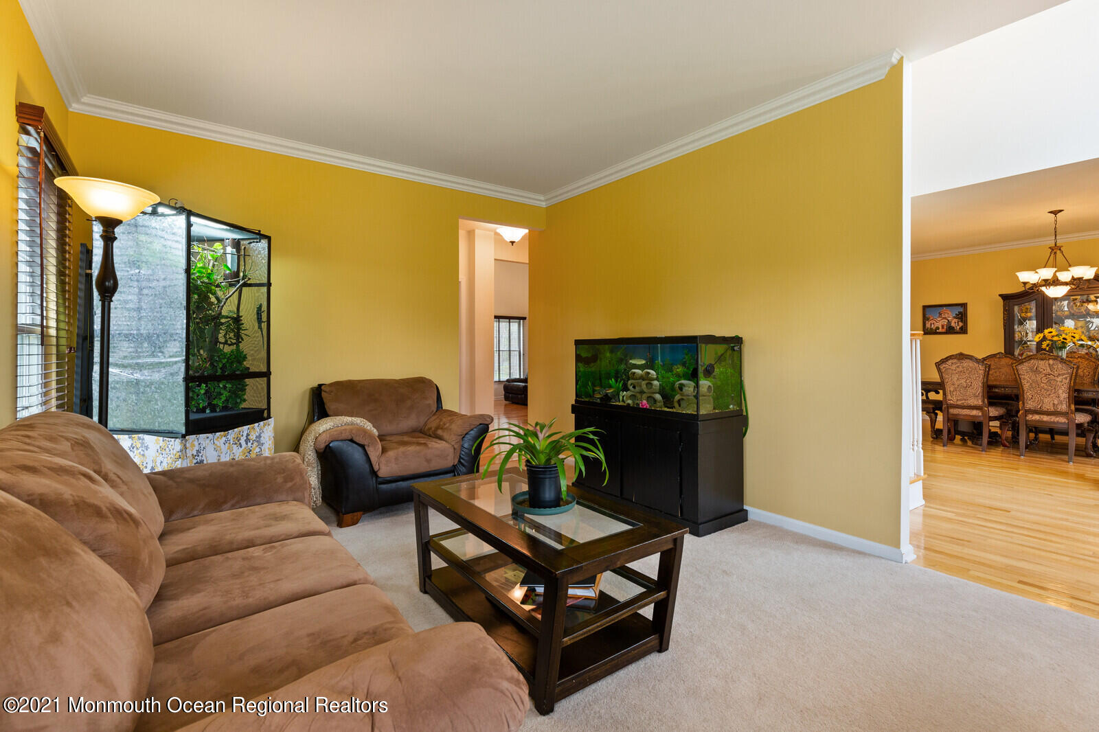 124 Adams Way Jackson, NJ 08527 - Photo 10 of 62 a living room with furniture and a flat screen tv