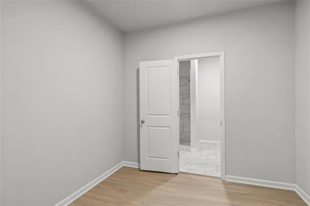 a view of empty room