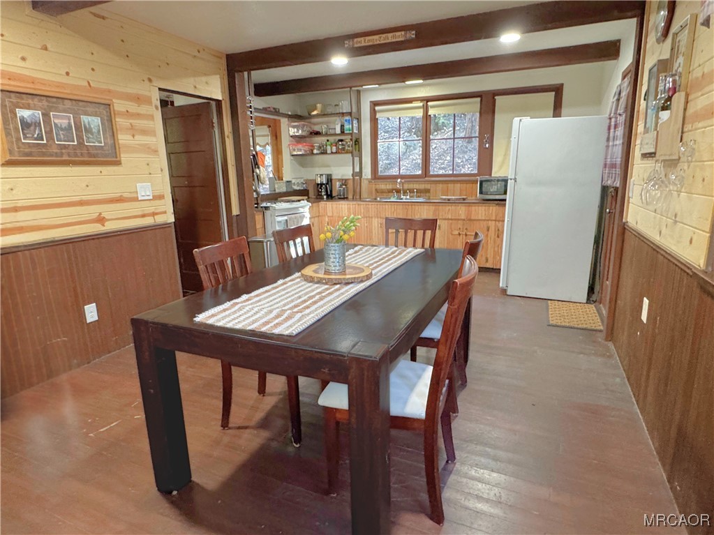 12 Barton Flats Road Angelus Oaks, CA 92305 - Photo 6 of 20 a dining room with furniture and window