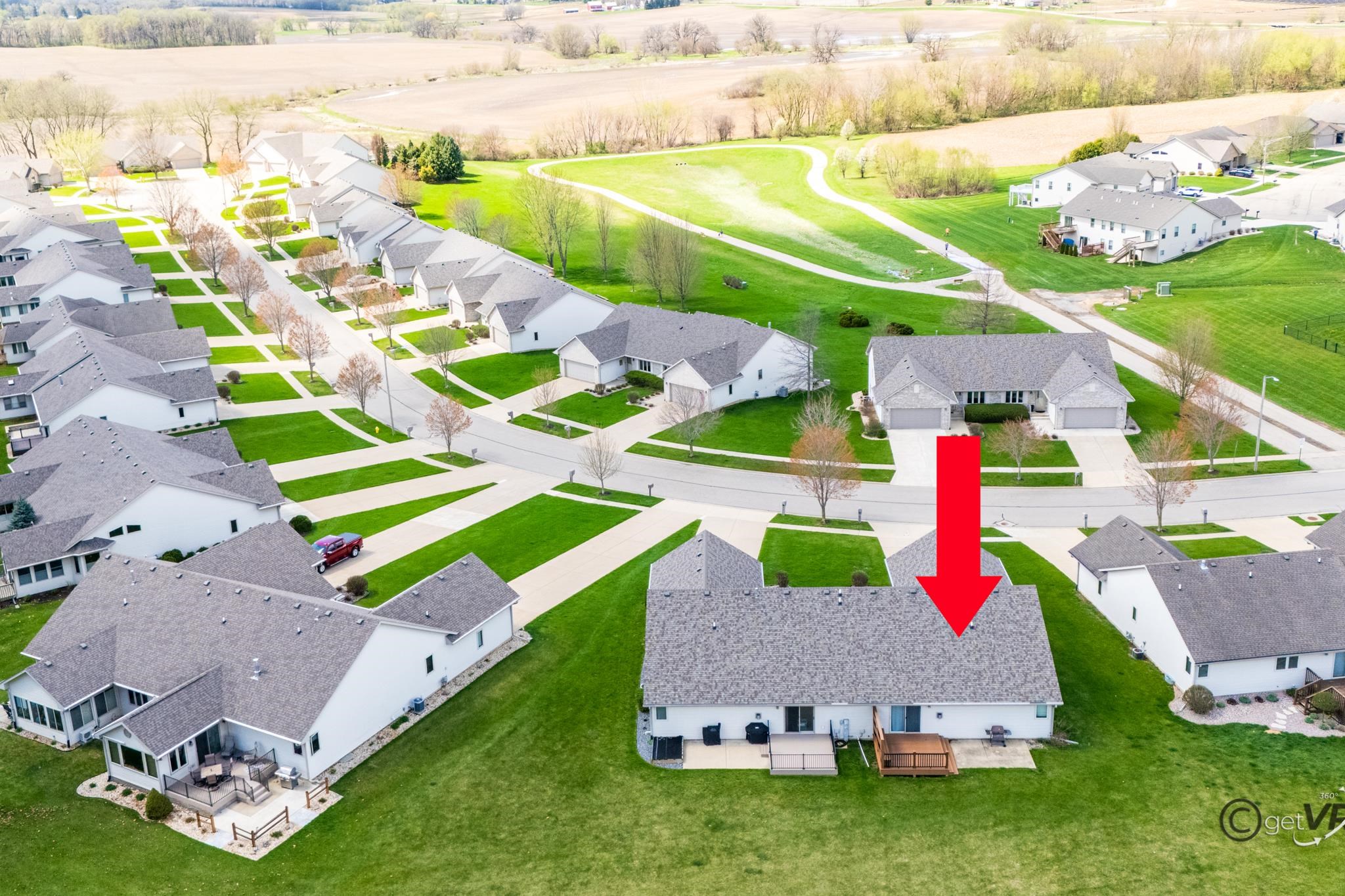 3127 Sandy Pointe Drive Freeport, IL 61032 - Photo 35 of 35 a aerial view of a house