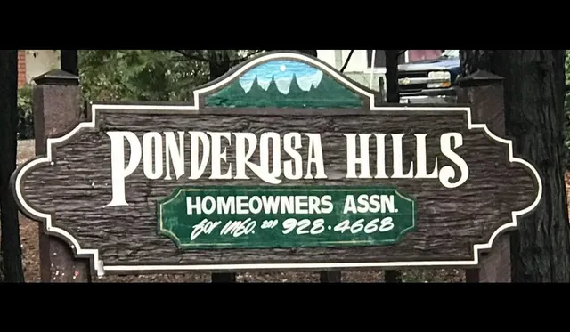 a view of a wooden bench