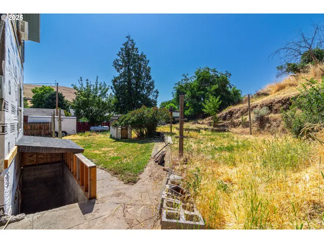 a view of outdoor space and yard