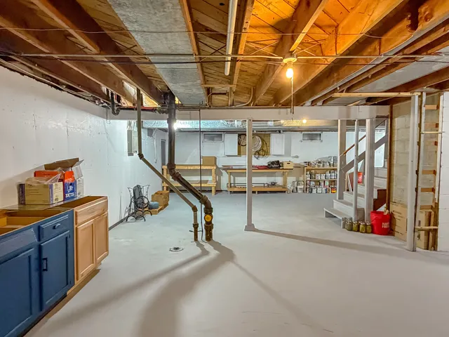 a view of outdoor space with seating area