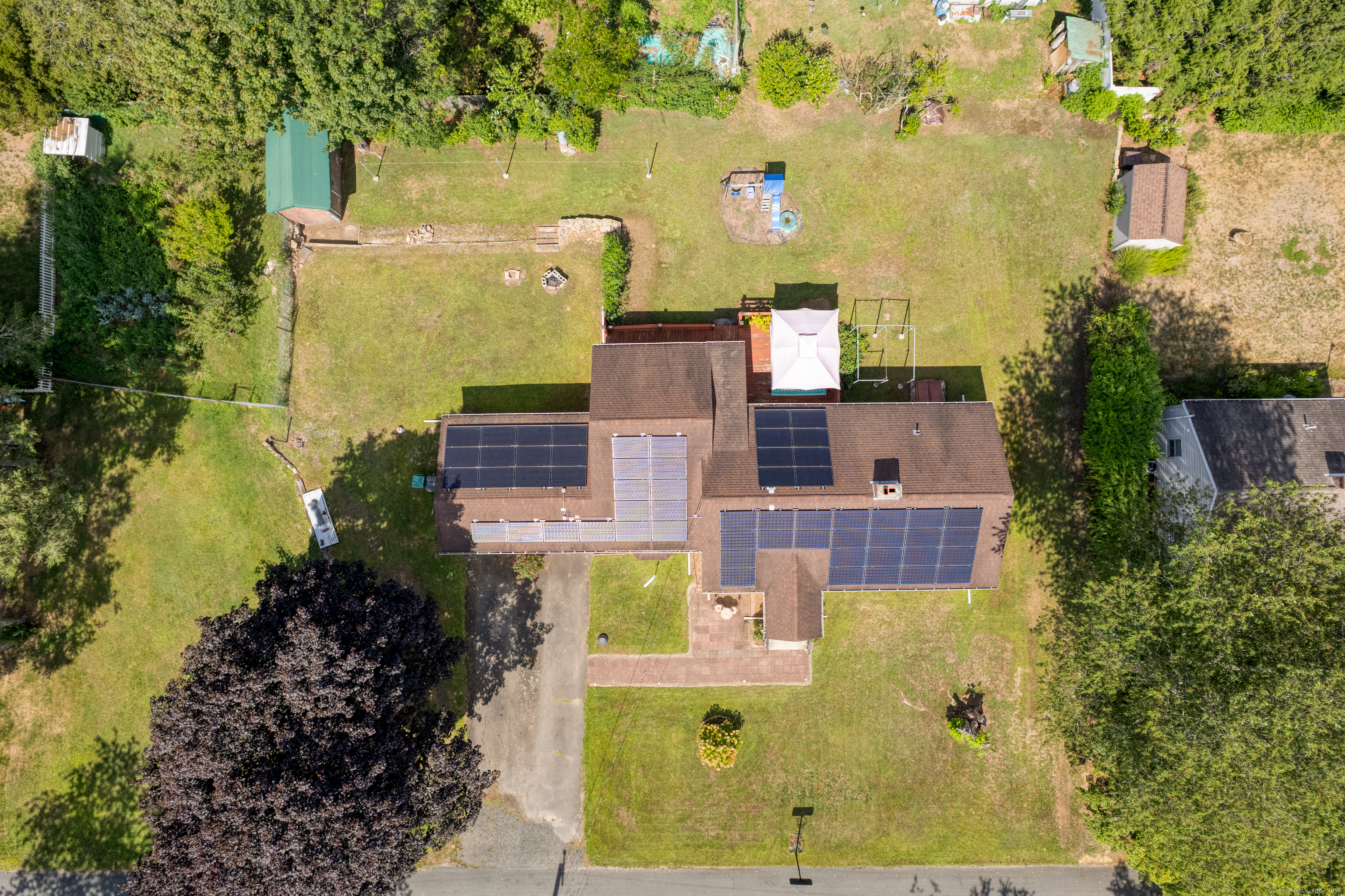 64 Dohm Avenue Guilford, CT 06437 - Photo 34 of 38 an aerial view of residential houses with outdoor space