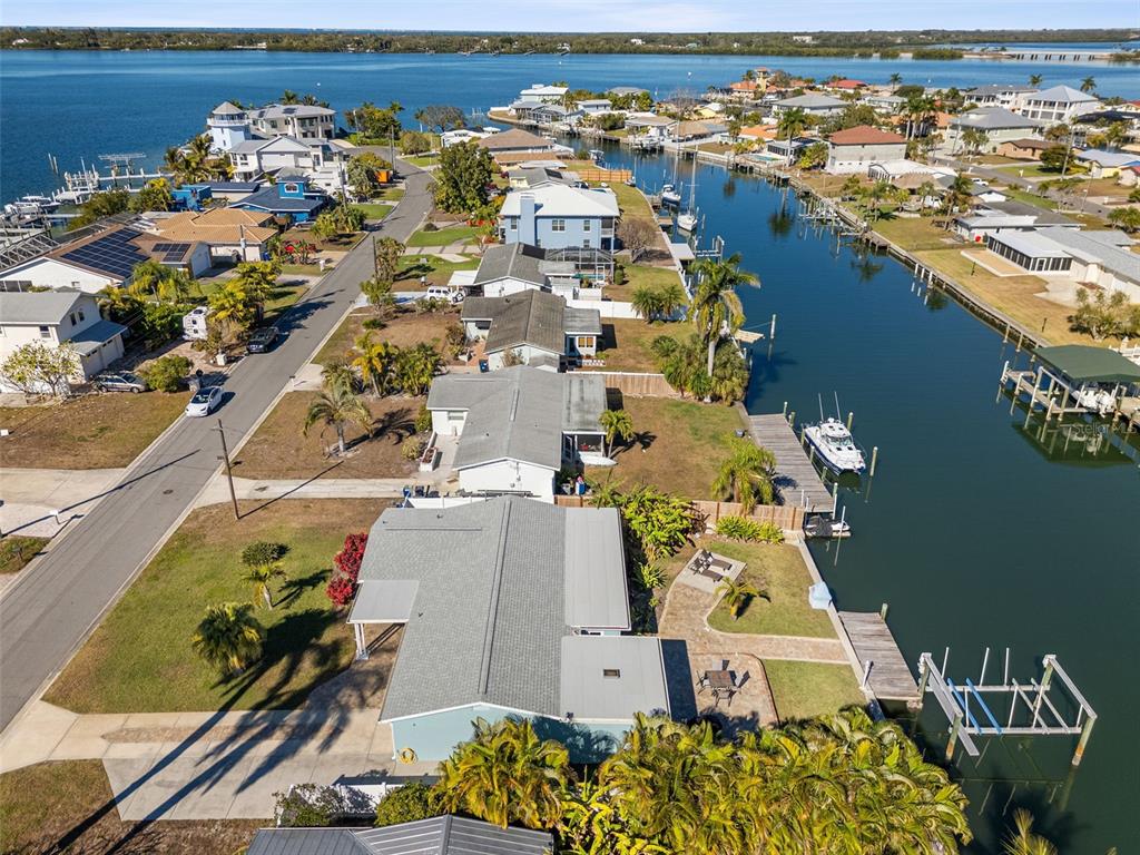 4908 Arlington Road Palmetto, FL 34221 - Photo 32 of 36 an aerial view of a house with a swimming pool