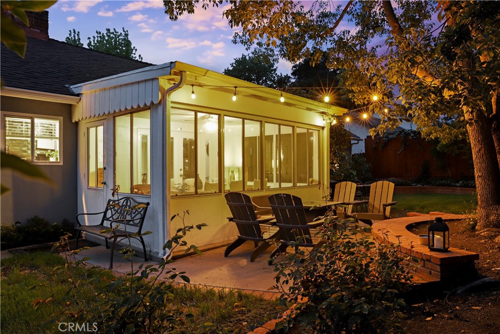 6237 Hamilton Lane La Crescenta, CA 91214 - Photo 28 of 45 a view of a patio with couches chairs and a potted plant