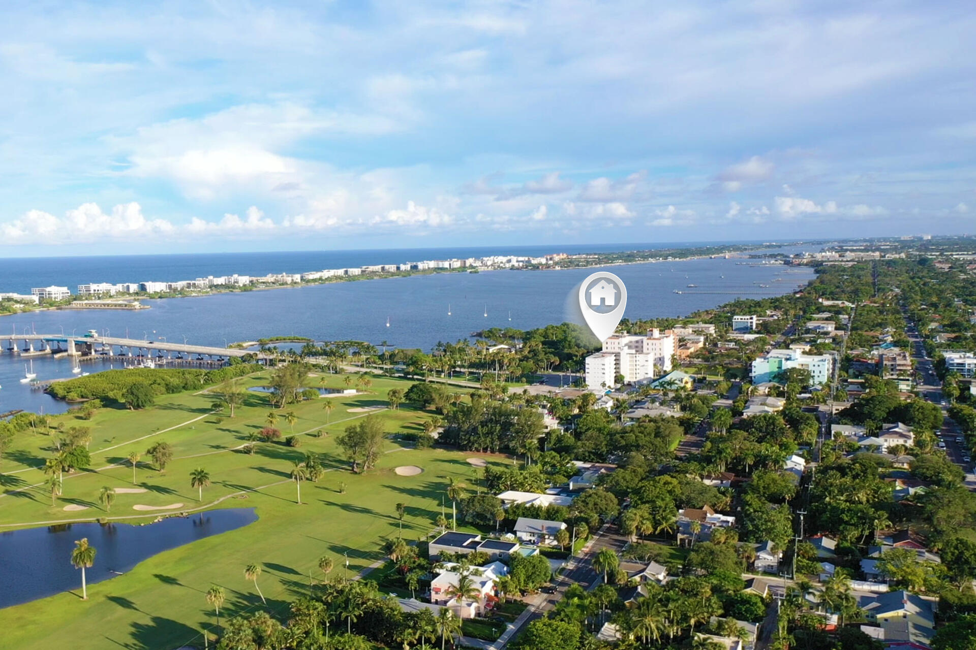 1 North Golfview Road, Unit 105 Lake Worth Beach, FL 33460 - Photo 1 of 37 Marked photos-AERIAL 2