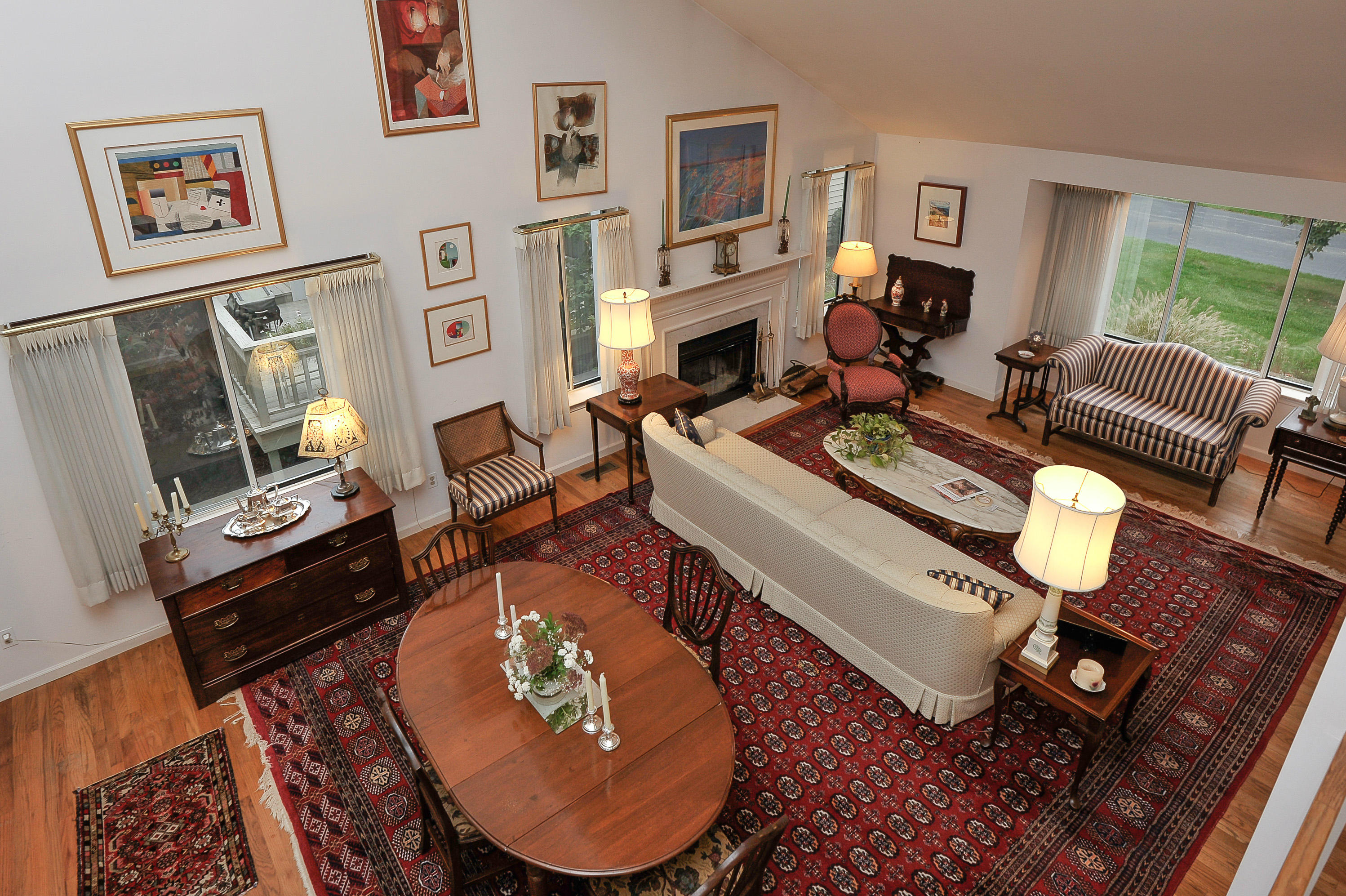 12 Farm Hill Road, Unit 12 Stamford, CT 06902 - Photo 4 of 17 Living Room & Dining Room