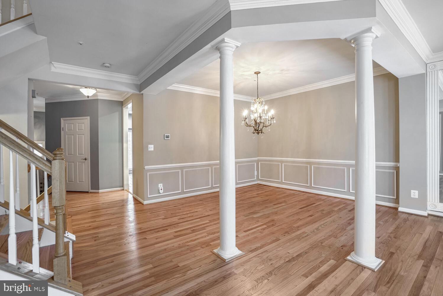 1794 Dawson Street Vienna, VA 22182 - Photo 11 of 30 a view of a hallway with wooden floor