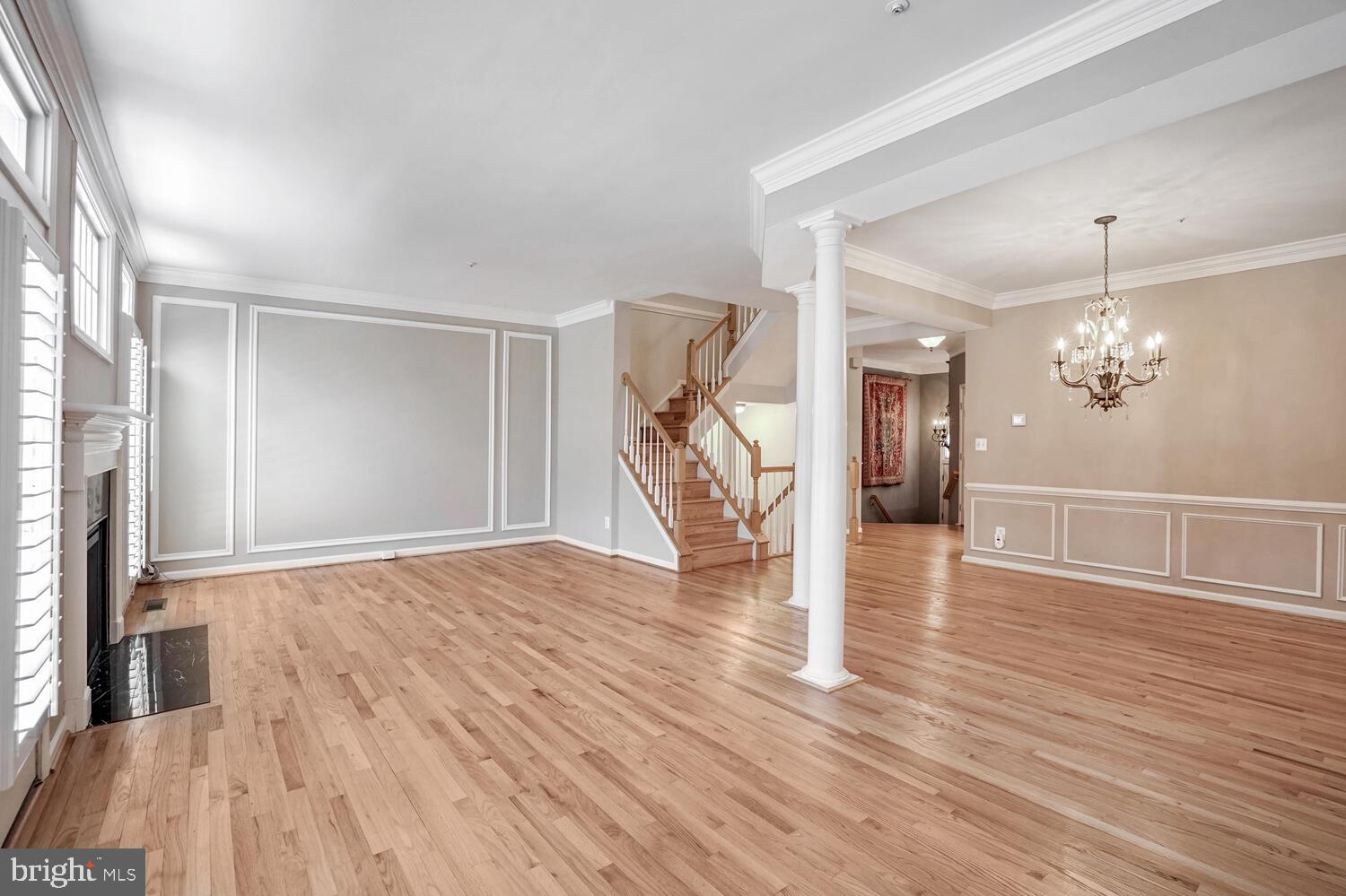 1794 Dawson Street Vienna, VA 22182 - Photo 10 of 30 a view of empty room with wooden floor