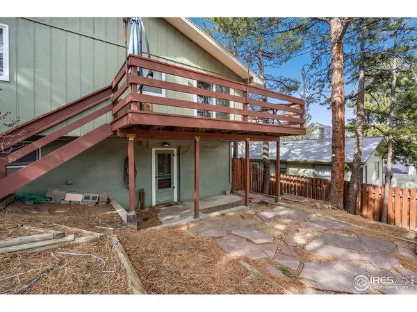 a view of a house with a patio