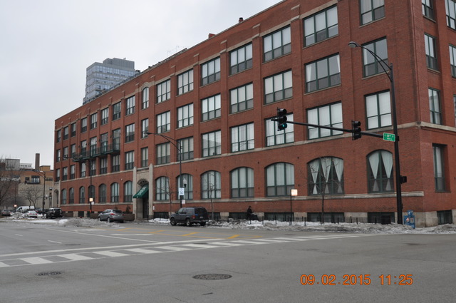 a front view of a building