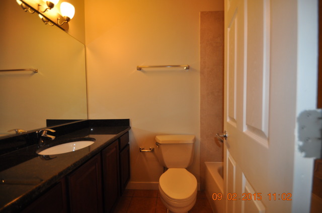1727 South Indiana Avenue, Unit 26 Chicago, IL 60616 - Photo 10 of 10 a bathroom with a granite countertop toilet and sink