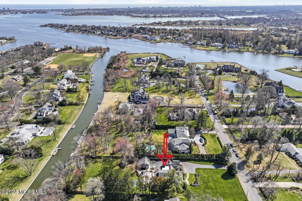 29 Oakes Road Rumson, NJ 07760 - Photo 61 of 66 Aerial View to Shrewsbury River