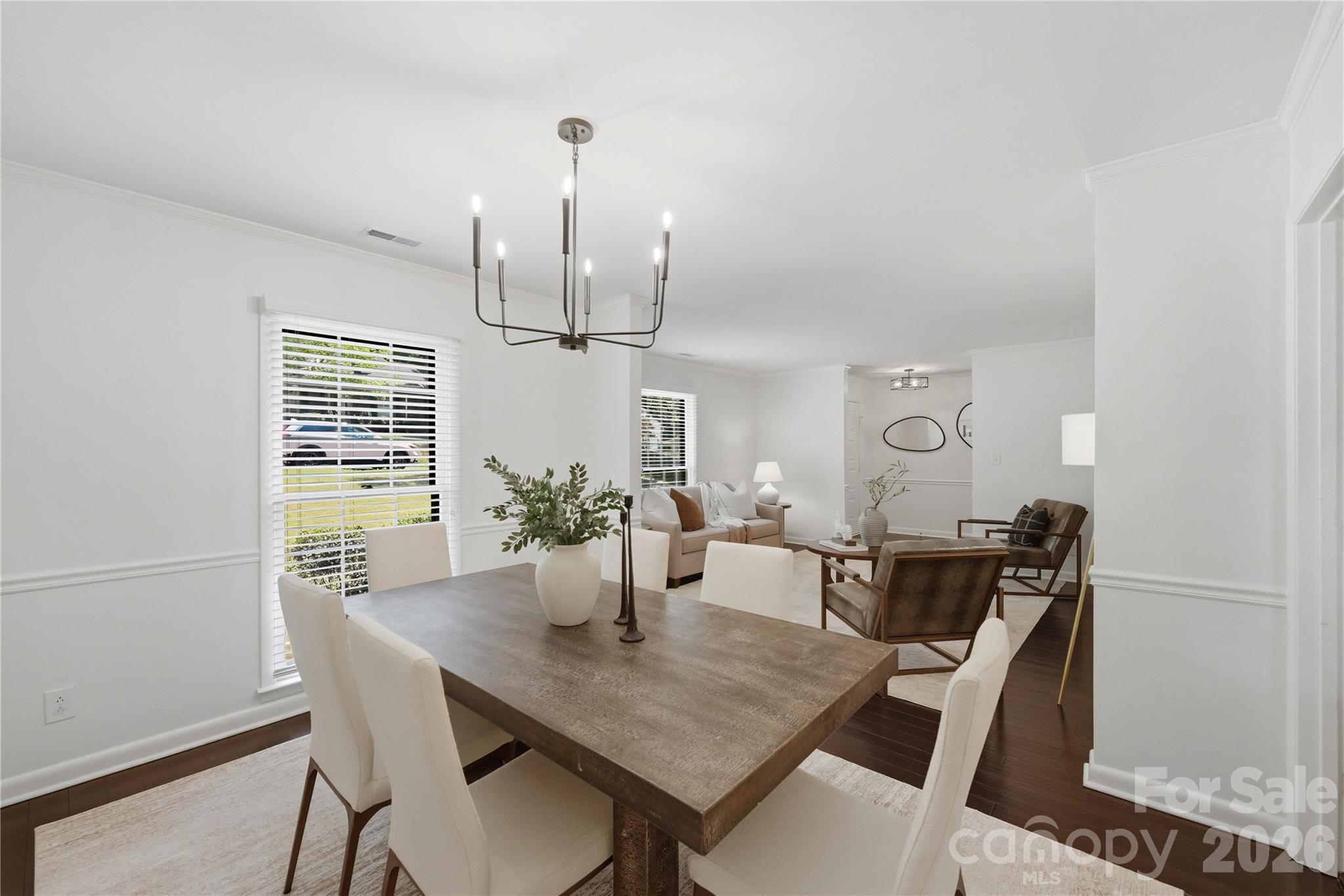 341 Neill Ridge Road Matthews, NC 28105 - Photo 14 of 36 a view of a dining room with furniture