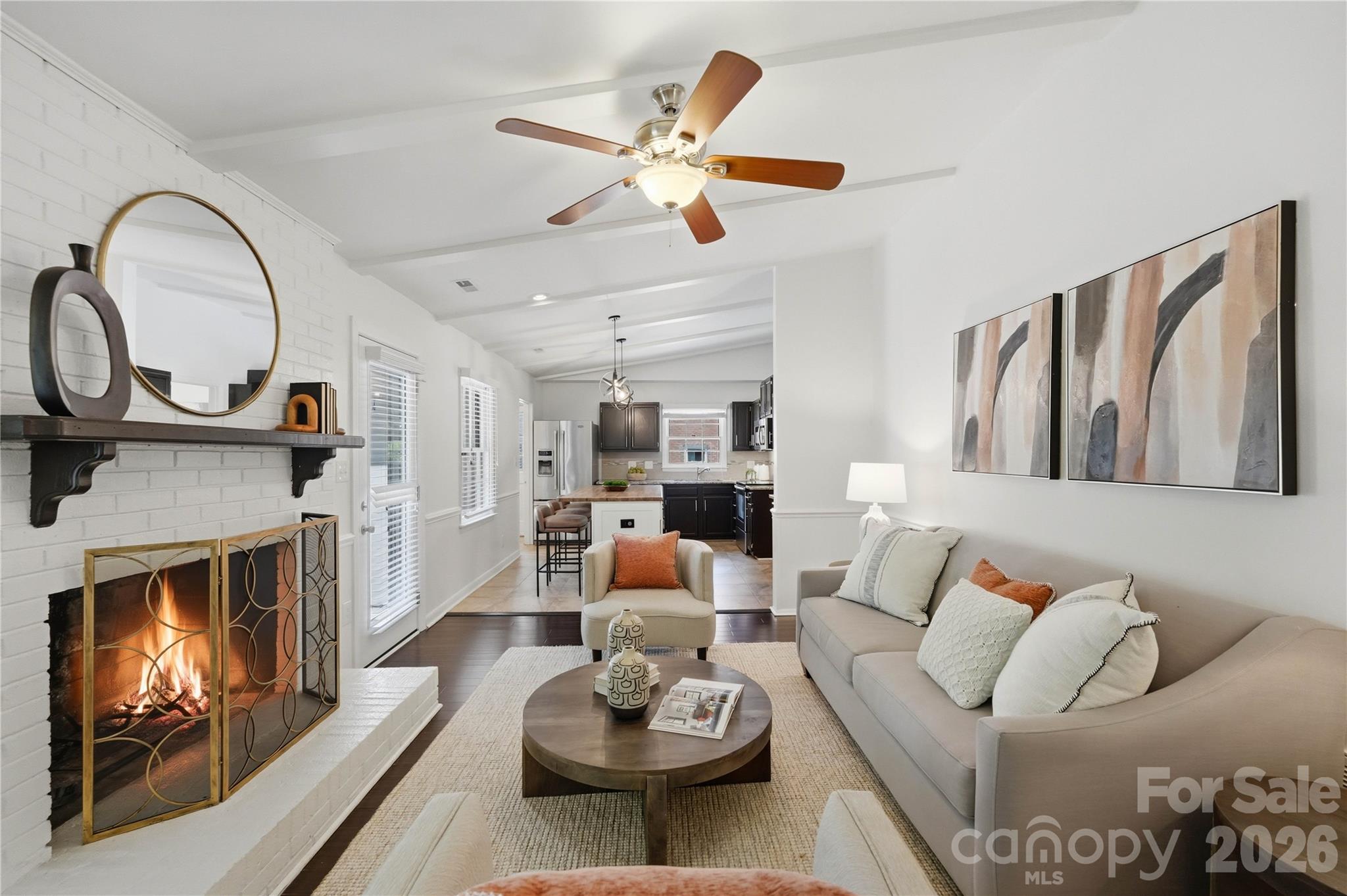 341 Neill Ridge Road Matthews, NC 28105 - Photo 24 of 36 a living room with furniture fireplace and window