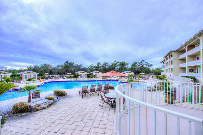 1653 West County Highway 30A, Unit 1116 Santa Rosa Beach, FL 32459 - Photo 27 of 41 a view of swimming pool from a balcony