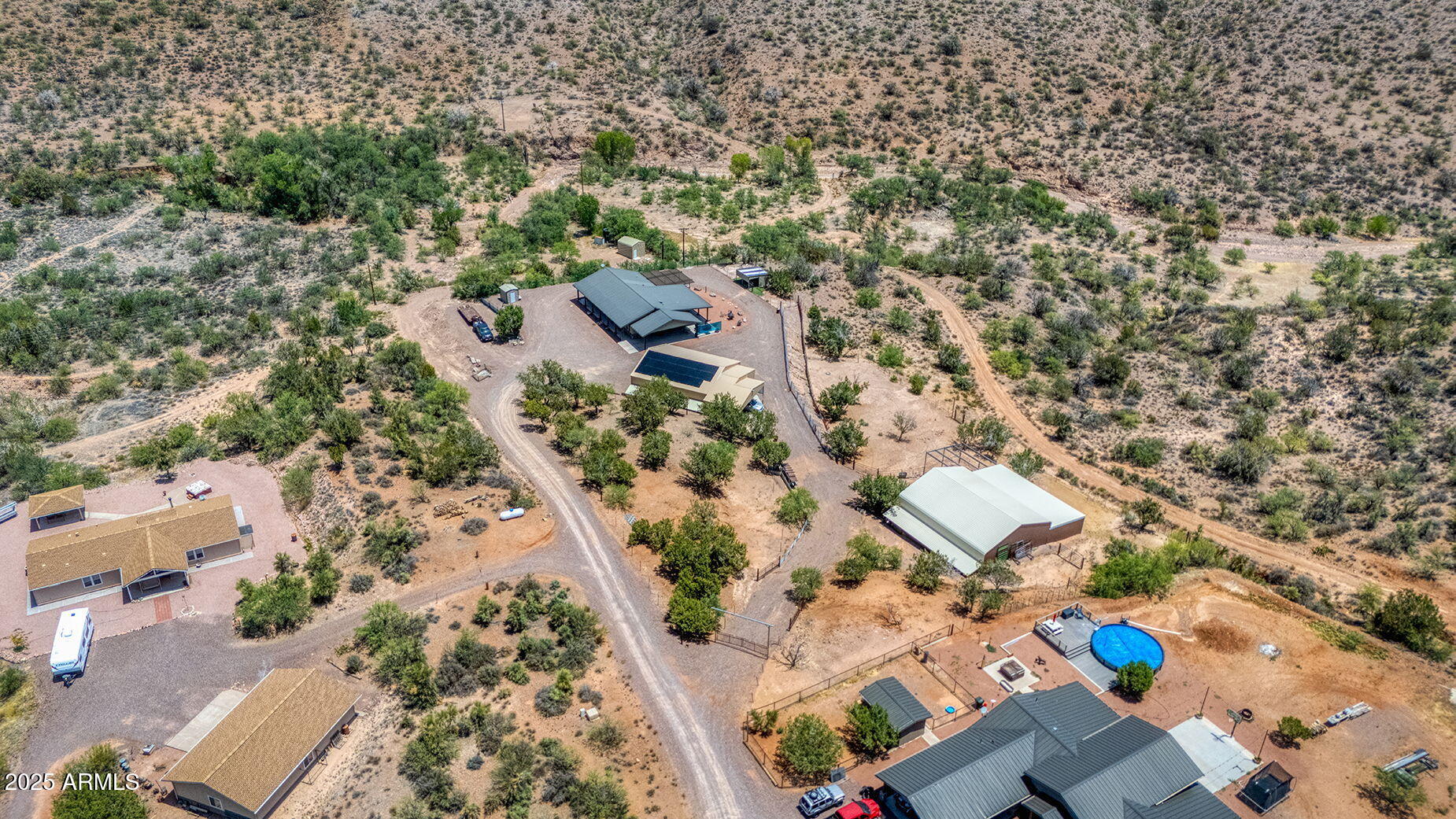 828 North Gun Creek Road Payson, AZ 85541 - Photo 3 of 57 an aerial view of multiple house