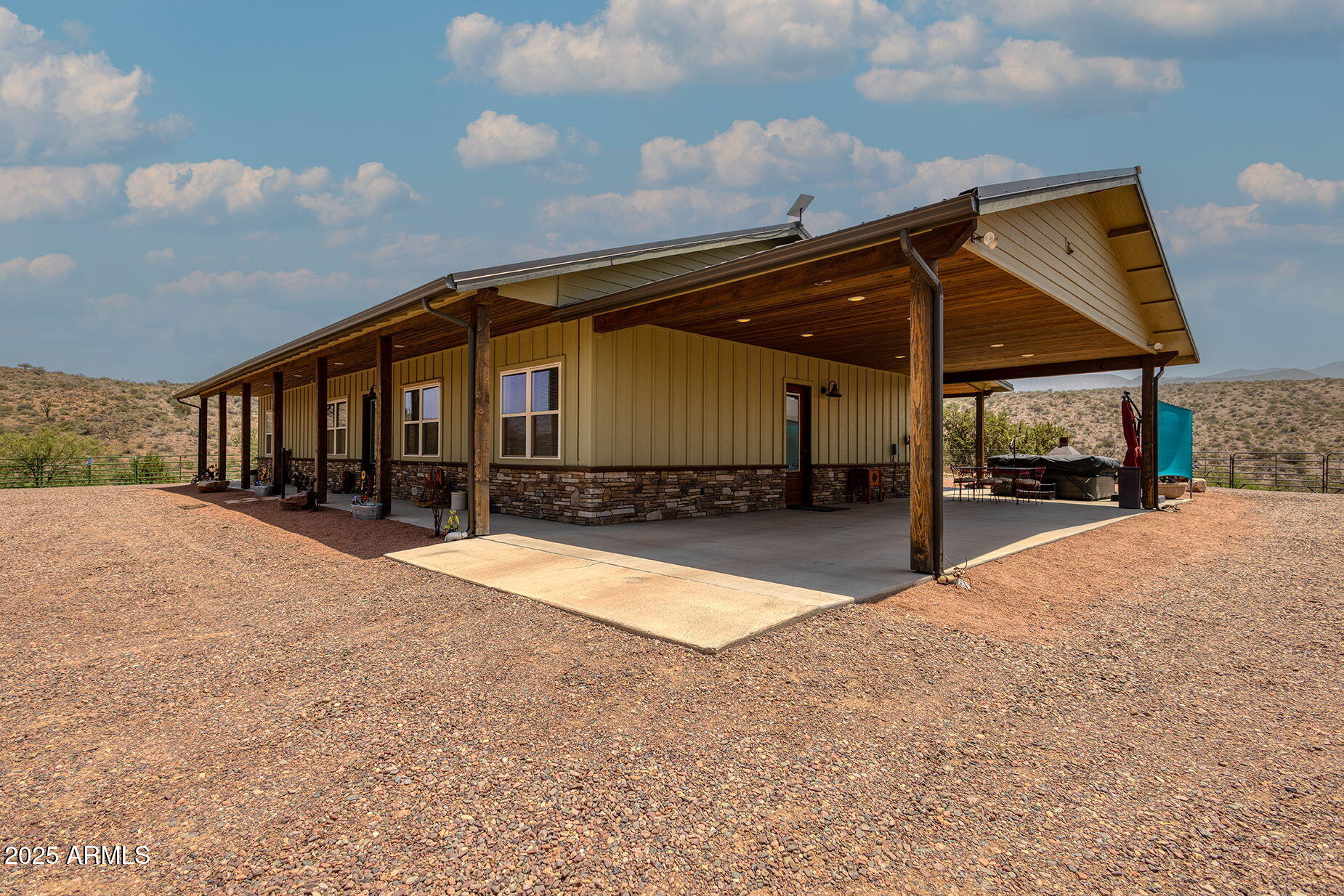 828 North Gun Creek Road Payson, AZ 85541 - Photo 4 of 57 a view of a house with backyard and porch