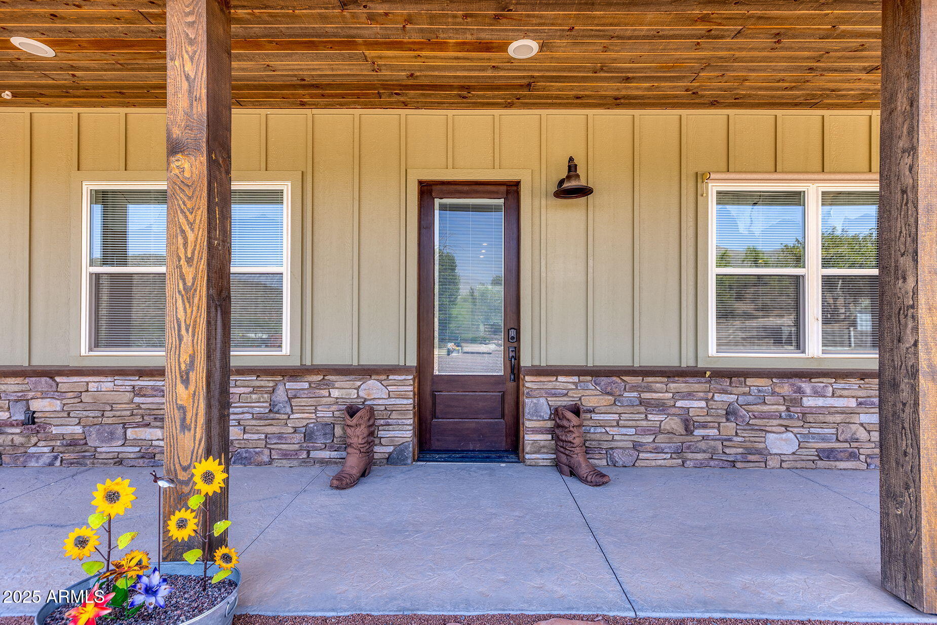 828 North Gun Creek Road Payson, AZ 85541 - Photo 9 of 57 a view of front door of house with an outdoor space