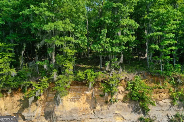 a view of an ocean with city