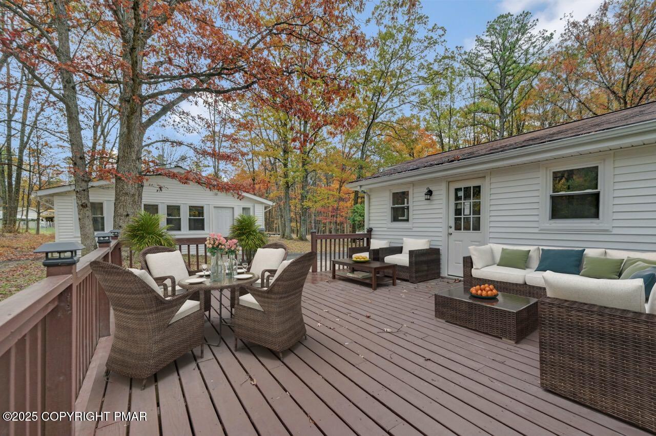 752 Toll Road Effort, PA 18330 - Photo 78 of 101 a view of a patio on the roof deck