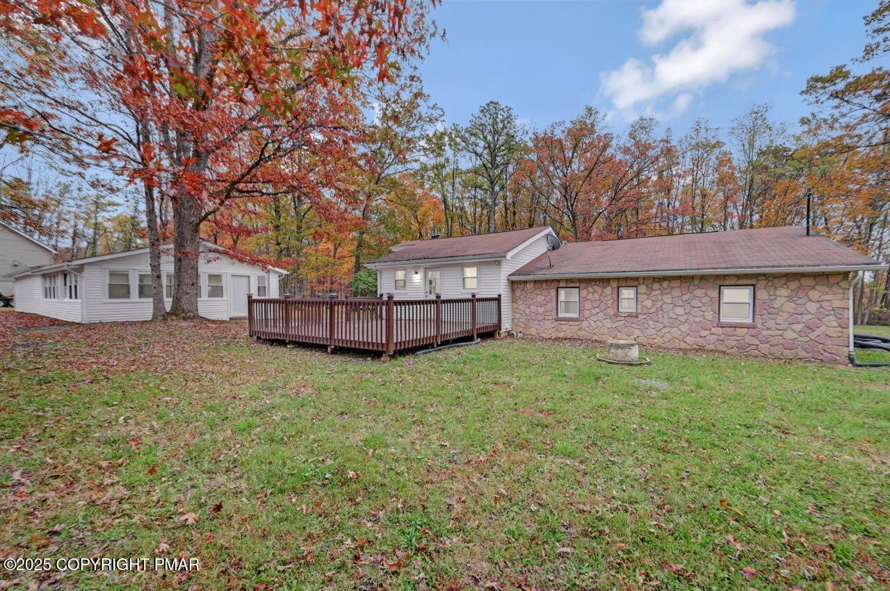 752 Toll Road Effort, PA 18330 - Photo 100 of 101 a view of a house with a yard