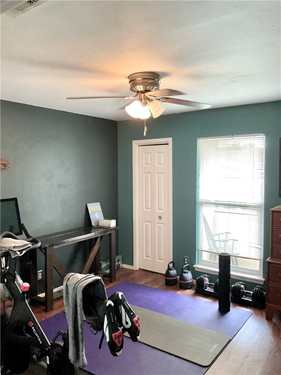 6718 Silvermine Drive, Unit 702 Austin, TX 78736 - Photo 15 of 19 a view of a workspace with furniture and a window