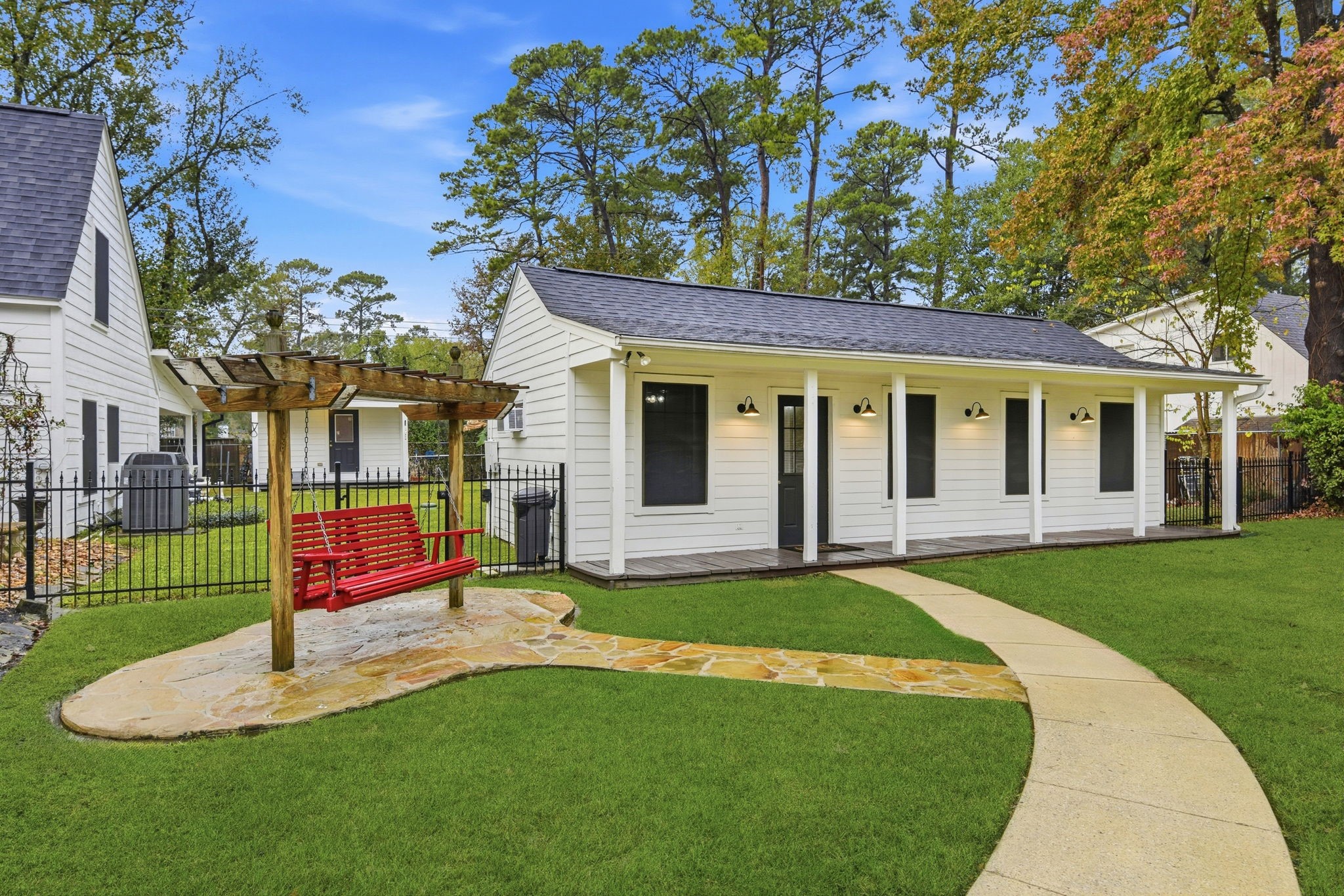 21531 Tophill Drive Spring, TX 77388 - Photo 32 of 49 a view of a house with a yard porch and sitting area