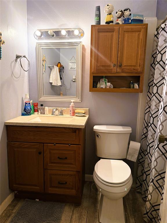 310 Murray Lane Haughton, LA 71037 - Photo 12 of 17 a bathroom with a toilet a sink and mirror